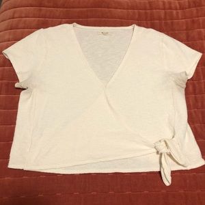 Madewell Texture + Thread Wrap Top
